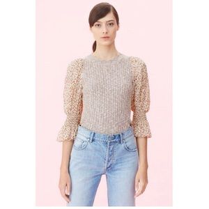 Rebecca Taylor Francesca Sleeve Pullover